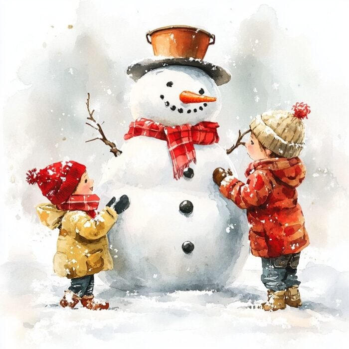 Bajke za djecu - Gospodin Snjegović