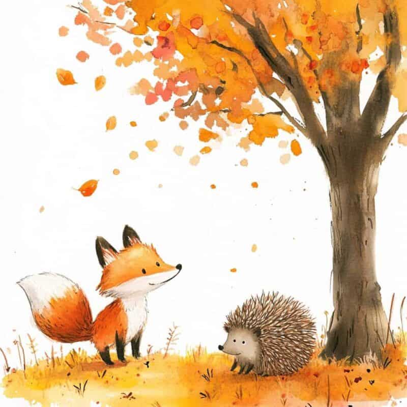 Kratke bajke za djecu - Lisica i jež