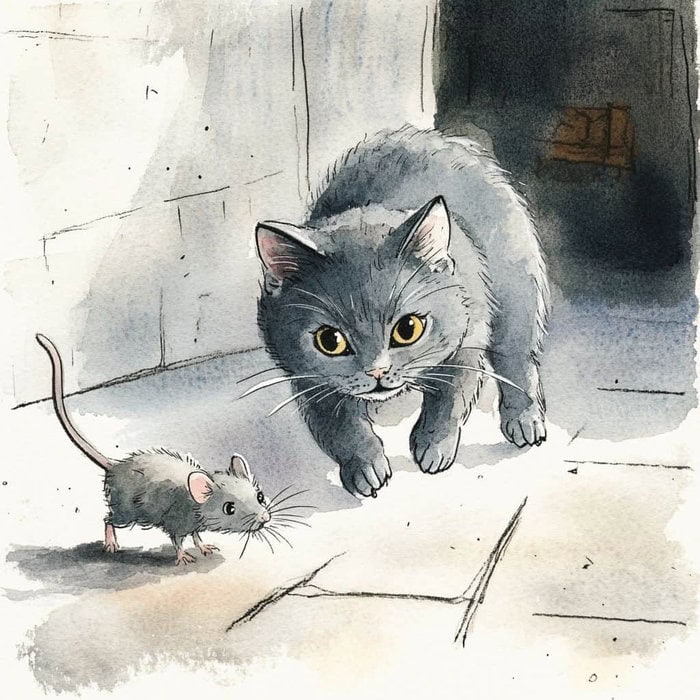 Bajke za laku noć - Mačak i mišica
