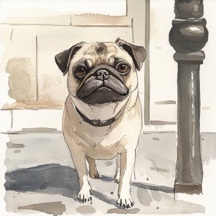 Priče za djecu - O nesretnom psiću mopsiću